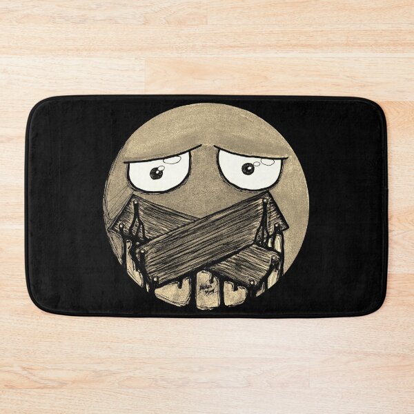 Item preview, Boarded Mouth Scar-E-Moji (Dark Vintage Sepia Edition) designed and sold by Grimmlar.