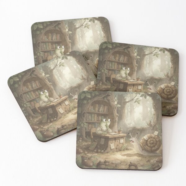 Item preview, The Frog Librarian designed and sold by PictorialWhimsy.