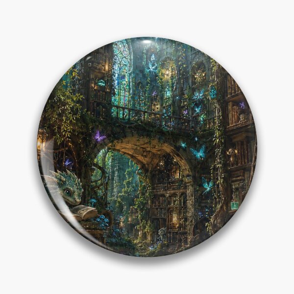 Item preview, The Enchanted Library designed and sold by EdenInfiniteArt.
