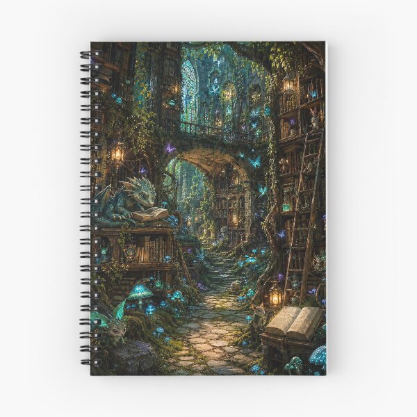 Item preview, The Enchanted Library designed and sold by EdenInfiniteArt.