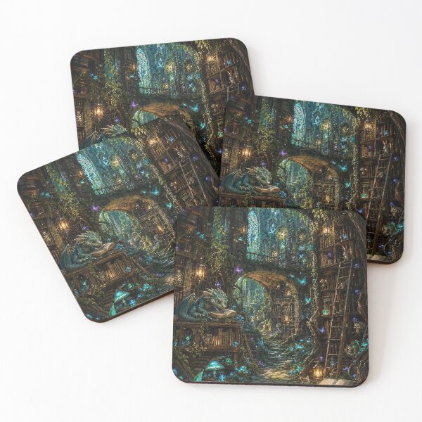 Item preview, The Enchanted Library designed and sold by EdenInfiniteArt.