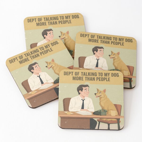 Item preview, Department of Talking to My Dog designed and sold by PictorialWhimsy.