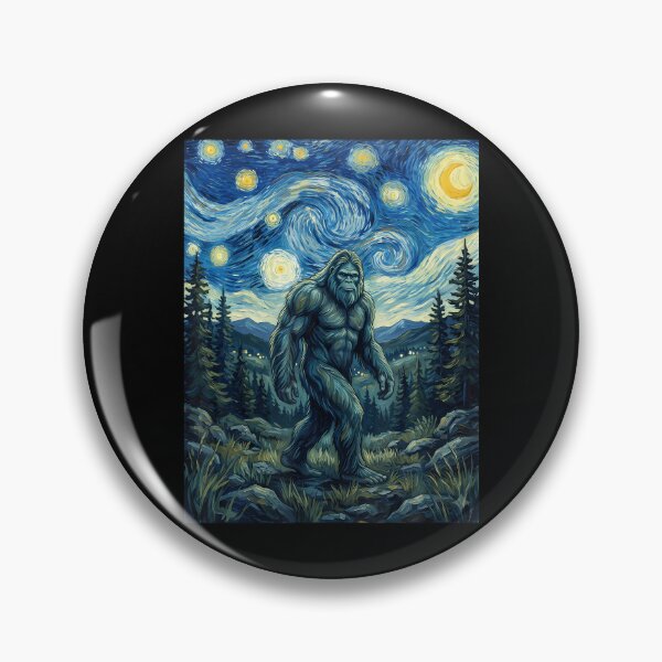 Item preview, Bigfoot Starry Night - Sasquatch Camping Lover Hiking designed and sold by Fereskabilon.