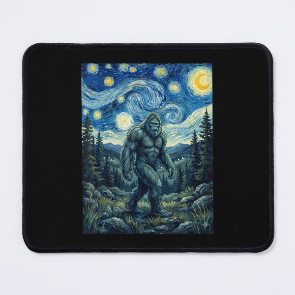 Item preview, Bigfoot Starry Night - Sasquatch Camping Lover Hiking designed and sold by Fereskabilon.