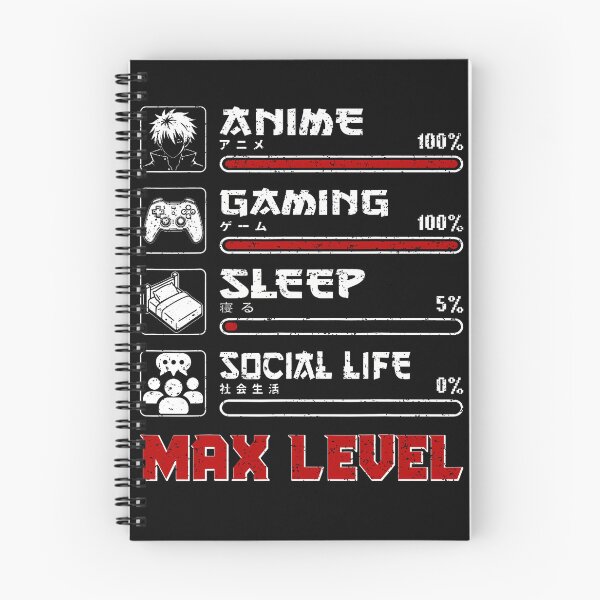 Item preview, Anime Gaming Max Level Manga Funny Men Teen Boys Gifts Gamer designed and sold by Fereskabilon.