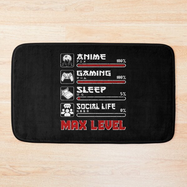Item preview, Anime Gaming Max Level Manga Funny Men Teen Boys Gifts Gamer designed and sold by Fereskabilon.