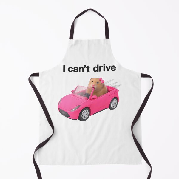 Item preview, I Can'T Drive Hamster Pink Meme Funny Humor Gen Z Brainrot designed and sold by Fereskabilon.
