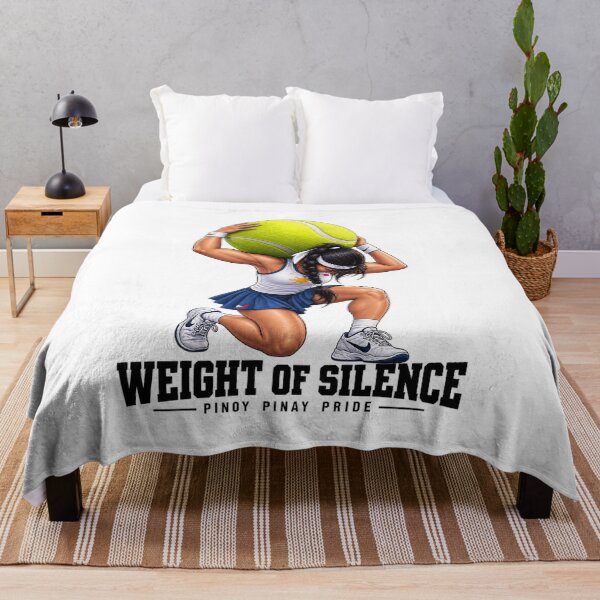 Item preview, Weight of Silence - Pinoy Pride Tennis Art designed and sold by simplehcity.
