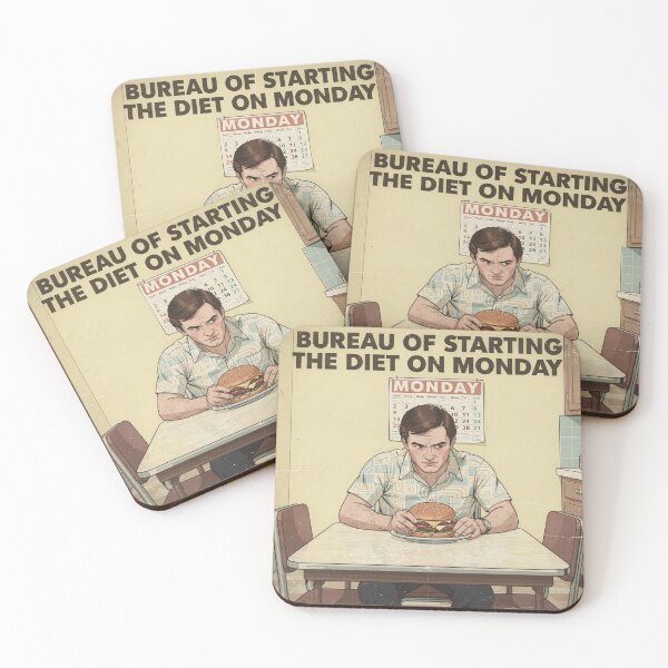 Item preview, Bureau of Starting the Diet on Monday designed and sold by PictorialWhimsy.