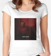 let's rock Women's Fitted Scoop T-Shirt