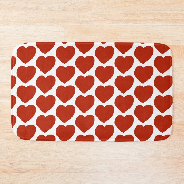 Item preview, HAPPY Hand Painted Red Heart Doodle designed and sold by การออกแบบคิงซาคาอิ.