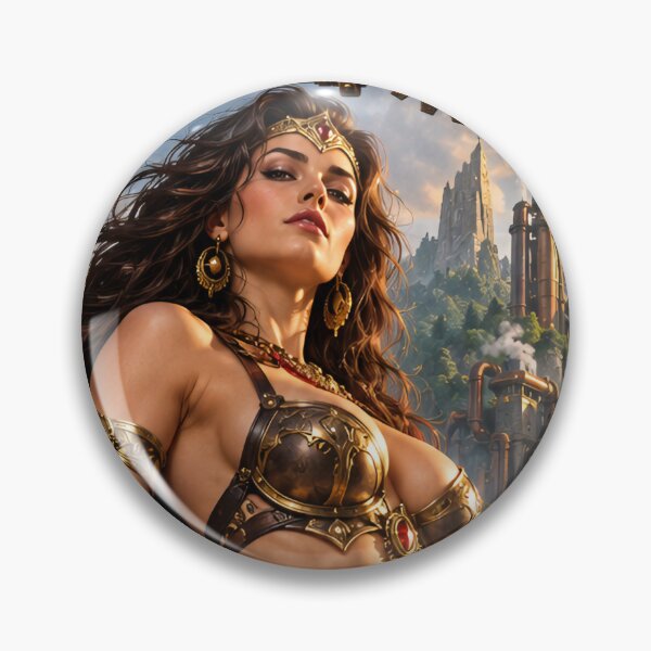 Item preview, Steampunk'd Fantasy Warrior Princess designed and sold by Moviebuff91.
