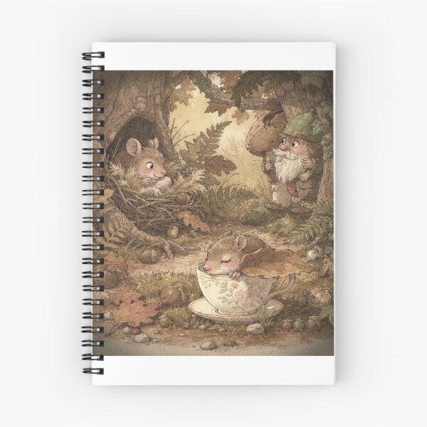 Item preview, Dormouse in a Teacup designed and sold by PictorialWhimsy.