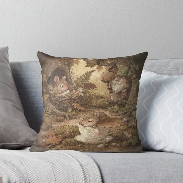 Item preview, Dormouse in a Teacup designed and sold by PictorialWhimsy.