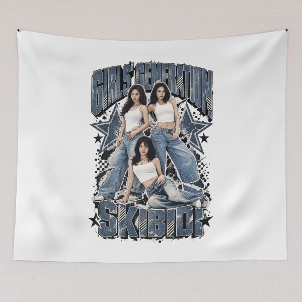 Item preview, Girls Generation HRS Trio Skibidi Retro Magazine Design designed and sold by Valereekmerch.