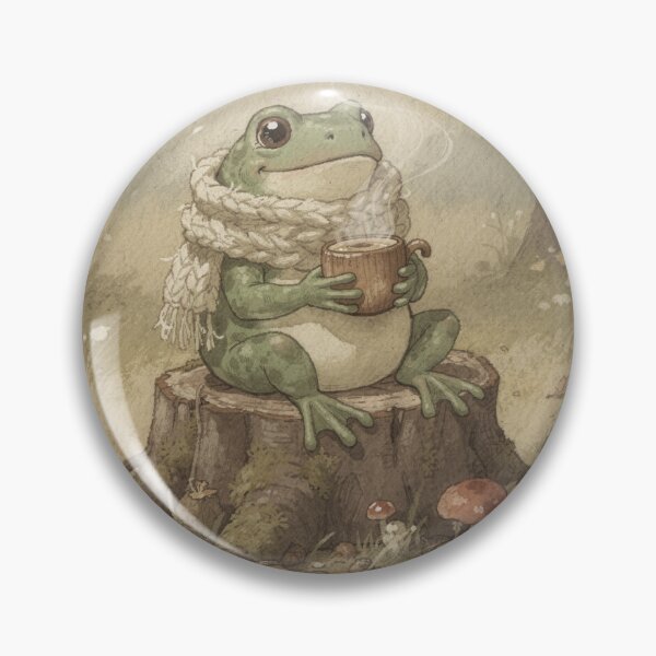 Item preview, Cozy Frog & Acorn Coffee designed and sold by PictorialWhimsy.