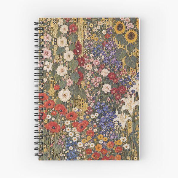 Item preview, Gustav Klimt Flower Garden Gold designed and sold by maniacfitness.