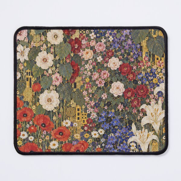 Item preview, Gustav Klimt Flower Garden Gold designed and sold by maniacfitness.