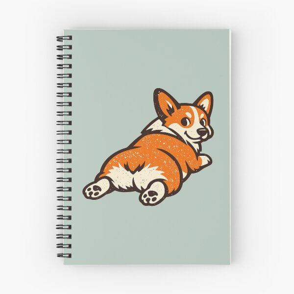 Item preview, Vintage Corgi Sploot Funny Dog Butt Retro Mascot Art designed and sold by KungPowUnicorn.