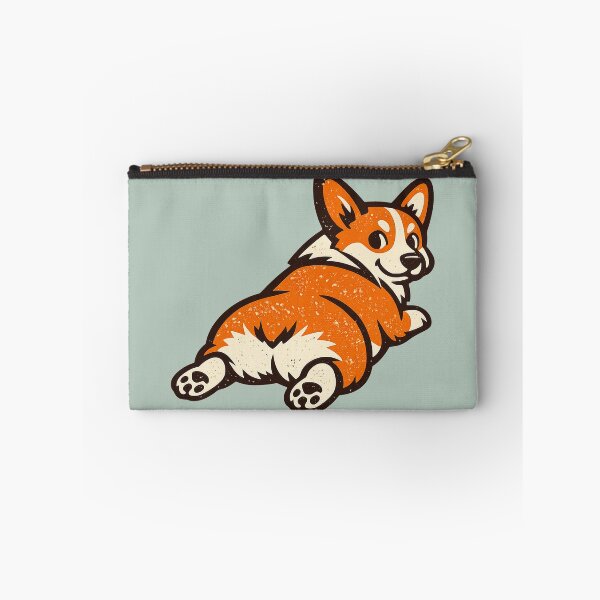 Item preview, Vintage Corgi Sploot Funny Dog Butt Retro Mascot Art designed and sold by KungPowUnicorn.