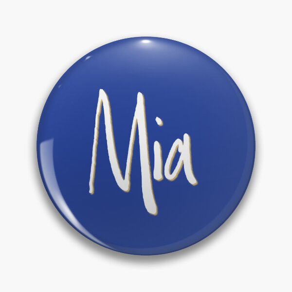 Item preview, MIA personalized type design designed and sold by CharlottePlaceArt.