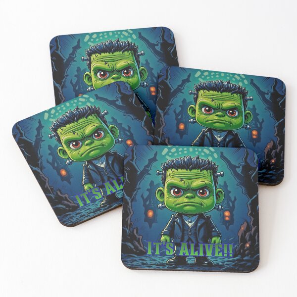 Item preview, Chibi Frankenstein – “It’s Alive!!” Halloween Fan Art designed and sold by AADesigns42.