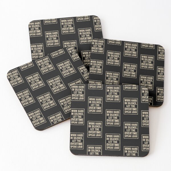 Item preview, Work Hard In Silence Let Overtime Speak designed and sold by StudioBilly3000.