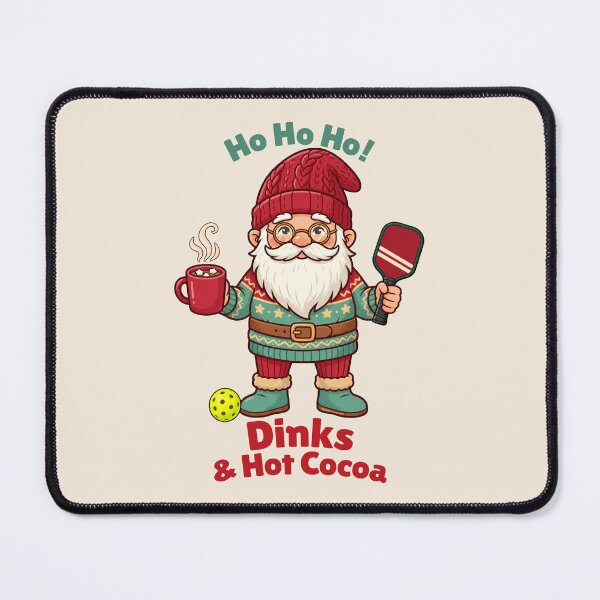 Item preview, Funny Christmas Pickleball Gift | Dinks and Hot Cocoa  designed and sold by Made by Tamar.