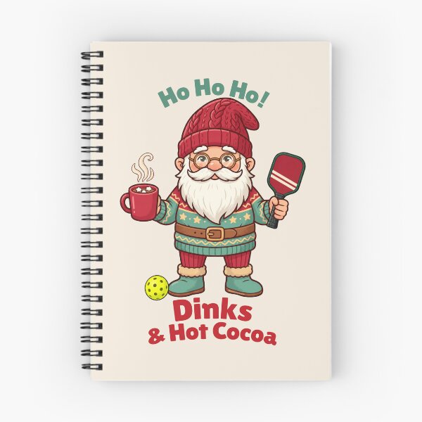 Item preview, Funny Christmas Pickleball Gift | Dinks and Hot Cocoa  designed and sold by Made by Tamar.