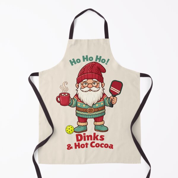 Item preview, Funny Christmas Pickleball Gift | Dinks and Hot Cocoa  designed and sold by Made by Tamar.