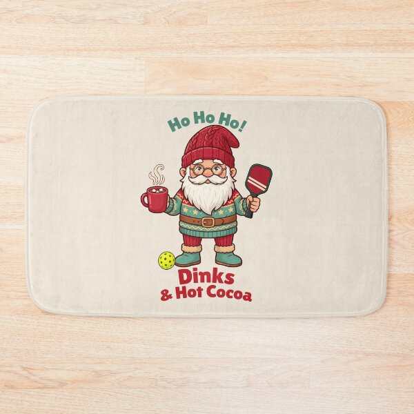 Item preview, Funny Christmas Pickleball Gift | Dinks and Hot Cocoa  designed and sold by Made by Tamar.
