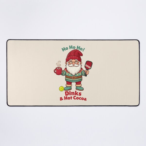 Item preview, Funny Christmas Pickleball Gift | Dinks and Hot Cocoa designed and sold by Made by Tamar.