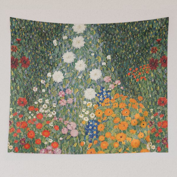 Item preview, Gustav Klimt Flower Garden designed and sold by maniacfitness.