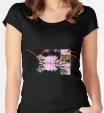 Luscious lily and light 4 Women's Fitted Scoop T-Shirt