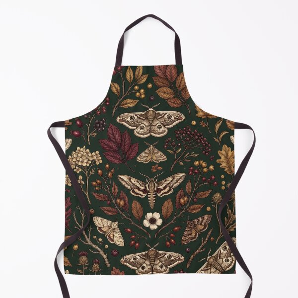 Item preview, Vintage Moth Botanical Autumn Pattern designed and sold by Ivy-Triggs.