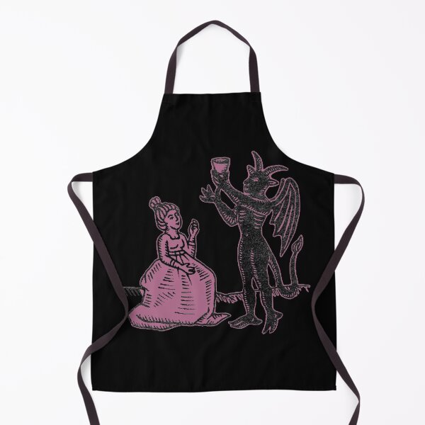 Item preview, The Demon and the Maiden (rose version) - Medieval Gothic Illustration designed and sold by Dungeon-Shop.
