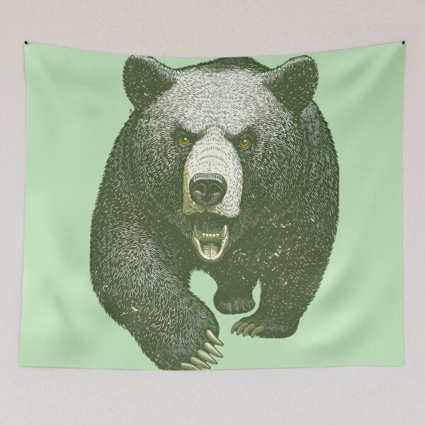 Item preview, Roaring Grizzly Bear designed and sold by Structure-Blue.