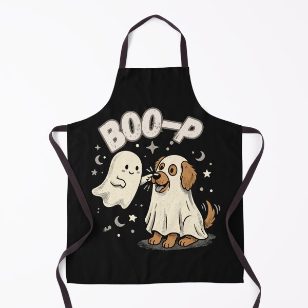 Item preview, Cute Ghost and Dog Boo-p Funny Halloween designed and sold by VibeTherapyArt.