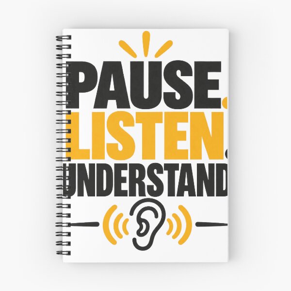 Item preview, Pause Listen Understand – Mindful Communication designed and sold by NatchSoftCreations.
