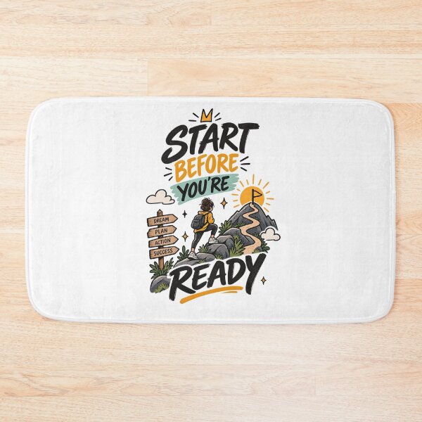 Item preview, Start Before You're Ready Motivational Growth Mindset designed and sold by TibbuTees.