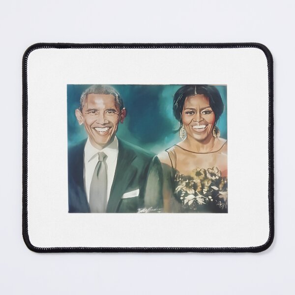 Item preview, Iconic Obama Portrait: Barack & Michelle, Presidential Couple Art | Best Gift designed and sold by Cloud-Calli.