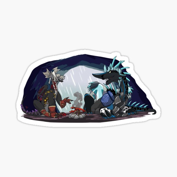 Night in - Flight Rising sticker and cup Sticker