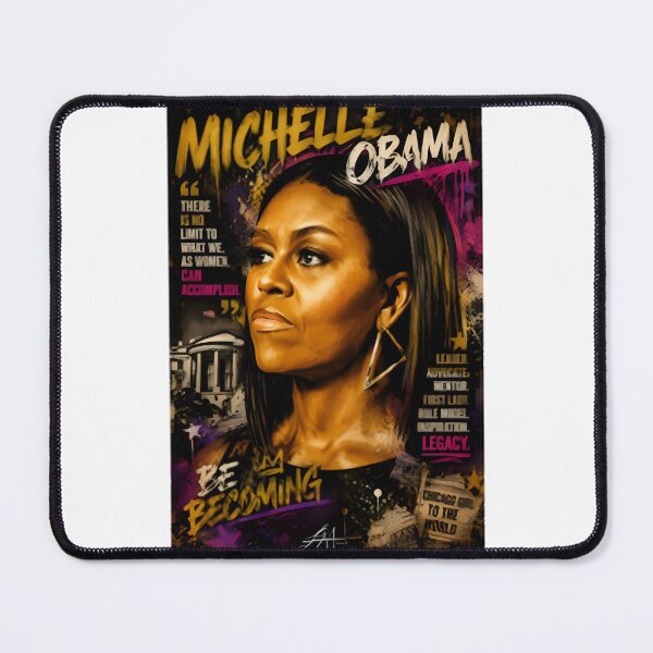 Item preview, Michelle Obama Inspiring Portrait Art | Best Buy designed and sold by Cloud-Calli.