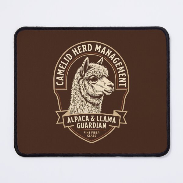 Item preview, Camelid Herd Management Alpaca Guardian Emblem designed and sold by SplashTastic.
