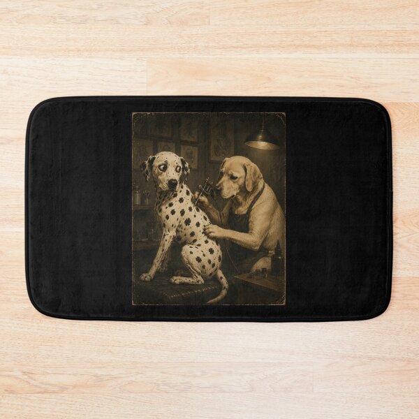 Item preview, Dalmatian Dog Smoking Tattoo Artist designed and sold by Animavera.