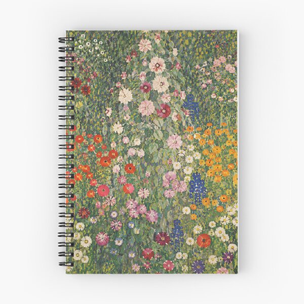 Item preview, Gustav Klimt Pink Flower Garden designed and sold by maniacfitness.