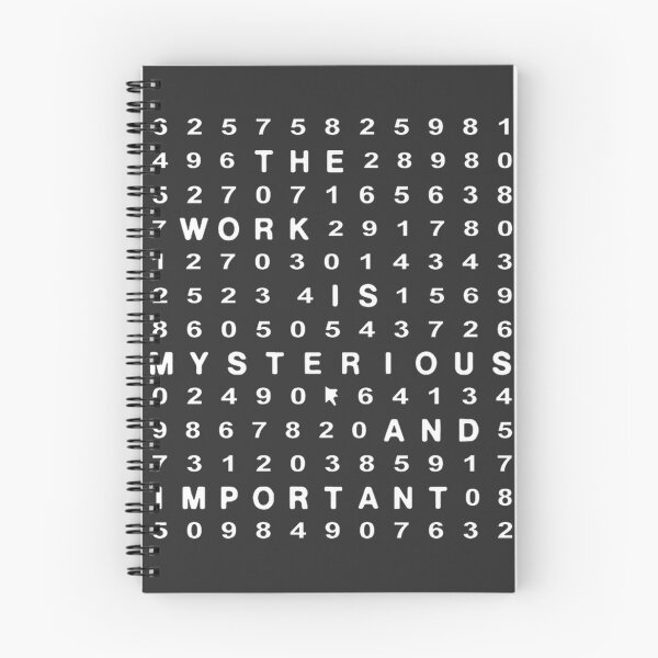 Item preview, Mysterious & Important Work - Deep Meaning Quote Art | ⭐⭐⭐⭐⭐ designed and sold by sweetarteews.