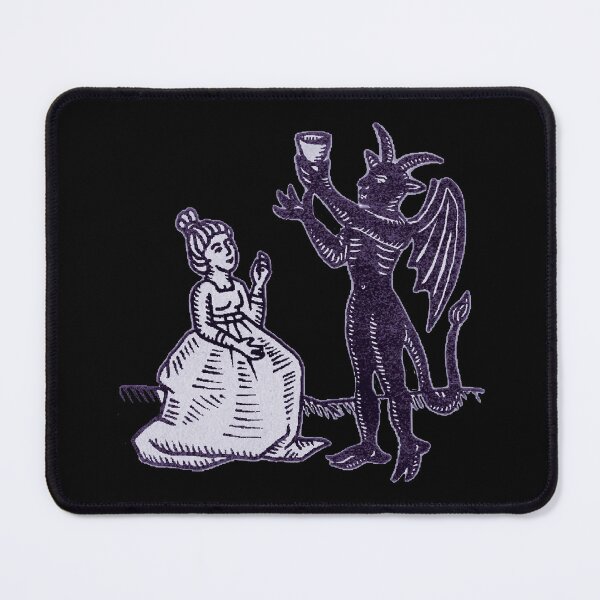 Item preview,  The Demon and the Maiden (violet version) - Medieval Gothic Illustration designed and sold by Dungeon-Shop.