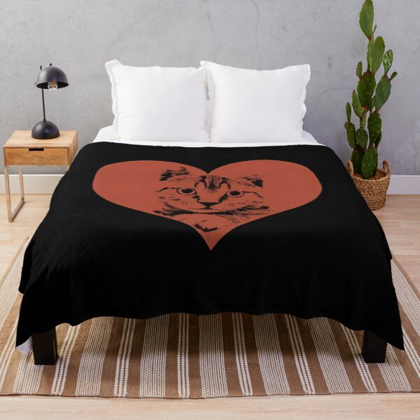 Item preview, Cat Heart Portrait Illustration designed and sold by Dmo3HarkoArt.