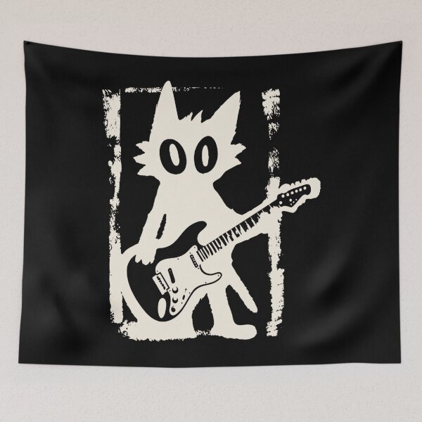 Item preview, rock star cat designed and sold by MichaelDonald9.